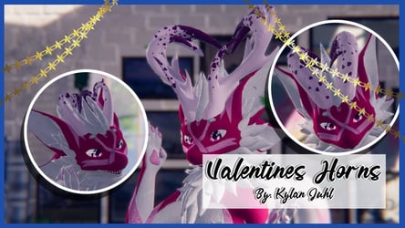 Valentines Heart Horns