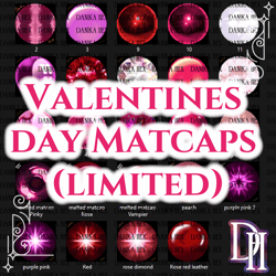 Valentines day Matcaps (limited)