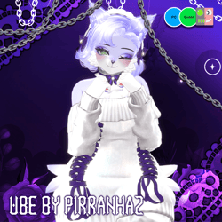 Ube | PC + Quest | VRCFT | Furry Avatar