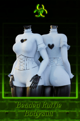 {W.1} Beaded Ruffle Bodysuit