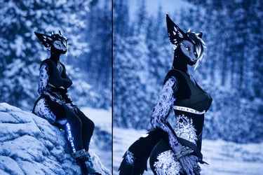 { Goth glitch } Nebula texture foxiepaws