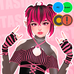 Anastasia - VRChat Avatar (PC/QUEST+GoGo+Optimized)