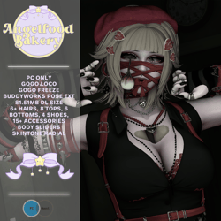 Avatar Wendyll (PC ONLY/Gogo/SPS) (60+ Toggles) Valentine's Dere School Zombie Girl