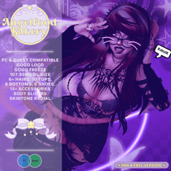 Avatar Ratscallion (PC/Quest/Gogo/SPS) (60+ Toggles) Goth Dark Rat