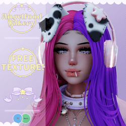 FREE Xanthe's Makeup 1 (Saikura Mina Head Textures) gyaru soft y2k