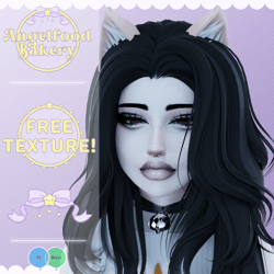 FREE Yuri's Makeup 1 (Nessy Amour Head Textures) goth make up