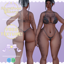 FREE Moon Garden ( e-girl base) (Flower tattoos, roses)