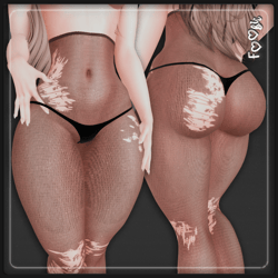 【♡】Ripped Tights  | LUVDY BASE