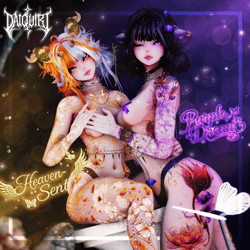 Purple Dream & Heaven-sent - 4k Body Texture incl Face Texture