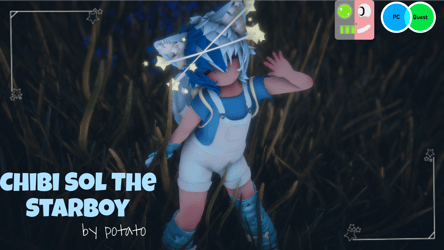 Sol the Star Pup CHIBI