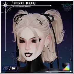 Hexie Hair | Short Pigtail Updo