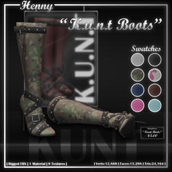 ☆ K.U.N.T Boots - Henny ☆