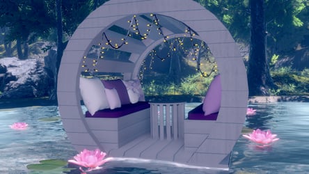 Round Garden Gazebo | PC/Quest | VRCFury