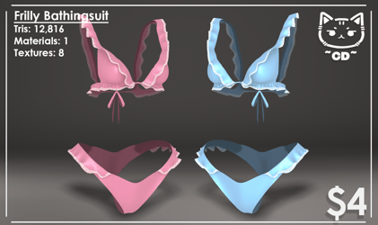 Frilly Bathingsuit