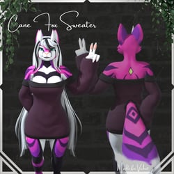 Cane Fox (Canna) Sweater