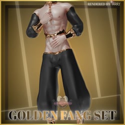 GOLDEN FANGS SET - (AKII V.2, EX0, VRBASE EBOY)