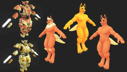 Flareon Mama-Gen + Papa-Gen Textures (SFW/NSFW/Maternity)