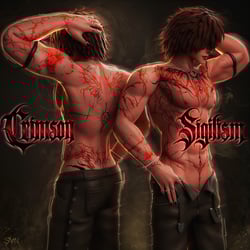 Crimson Sigilism - MALE - 4k Body texture
