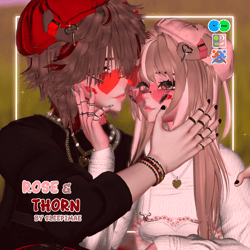 ⋆˚࿔ Rose & Thorn // PC & Q // Face Tracking - ARKit