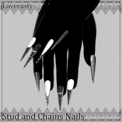 ⛓️Studs and Chain Nails⛓️| Free