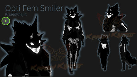 Opti Goth Female Smiler (PC Good + Medium Rank)