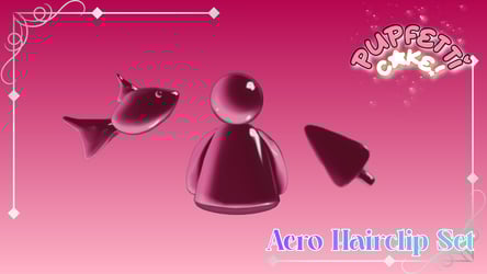 🌎┆Aero Hairclip Set⠀.ᐟ