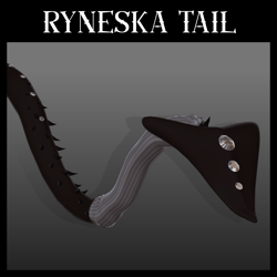 Ryneska Tail - VRChat Demon Tail and Warmers Accessory