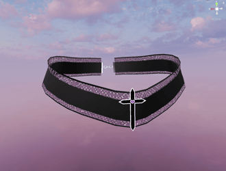 Lacey Cross Choker