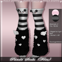Panda Socks ♡ [Free In Server]