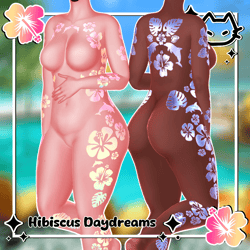 ✦ Hibiscus Daydreams Tattoo ✦ GM's Fem Base v2.0 ✦  Free ✦