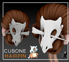 CUBONE HAIRPIN [FREE IN SERVER]