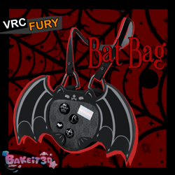 Bat Bag Vrchat Asset (VRCFURY) (PERSONAL/COMMERCIAL LICENSE)