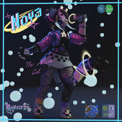 Nova The Alien Cat (VRChat Avatar)