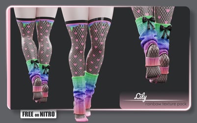 LILY RAINBOW textures pack
