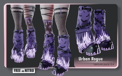 URBAN ROGUE shoes set TEXTURE PACK 0.4