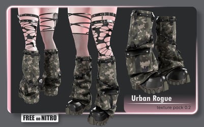 URBAN ROGUE shoes set TEXTURE PACK 0.2