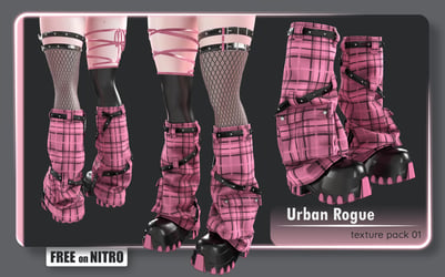 URBAN ROGUE shoes set TEXTURE PACK.01