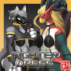Mamagen Fighter Dress (VRChat Asset)