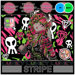 Stripe (Genderfluid) [PC & Quest] [VRCFT]