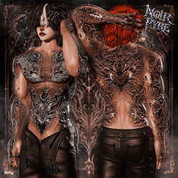 Noir Pyre - 4k Body Texture - Male