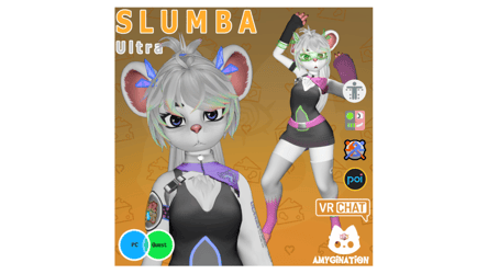 Slumba the Mouse - VRChat Avatar - PERSONAL LICENSE ONLY