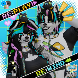 RE:PLAY & RE:WIND - 00's Gamer Canid Furry Couple - ULTRA!