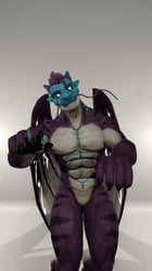 1 of 1 Blue Storm Dragon (Draconian)