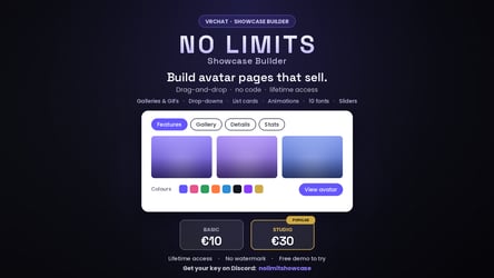 Showcase Builder Generator - NO LIMITS