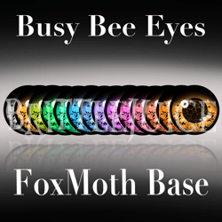 Busy Bee Eyes | Foxmoth | Eye Textures ONLY