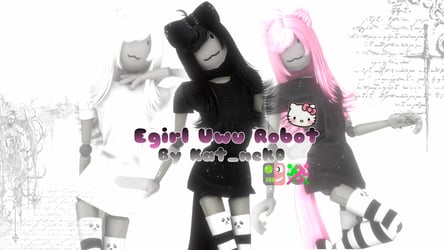 Public Avatar! VRCFT Egirl UwU Robot (Pc+Quest {Gogo}