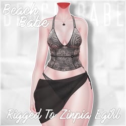 Beach Babe Outfit set [ ZINPIA EGIRL ]