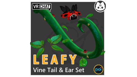Leafy Vine Set - VRChat Asset - Personal & Commercial Use