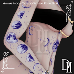 Moons Moon Tattoo Texture