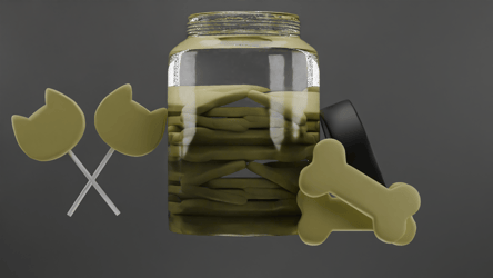 Dog Treats w Jar